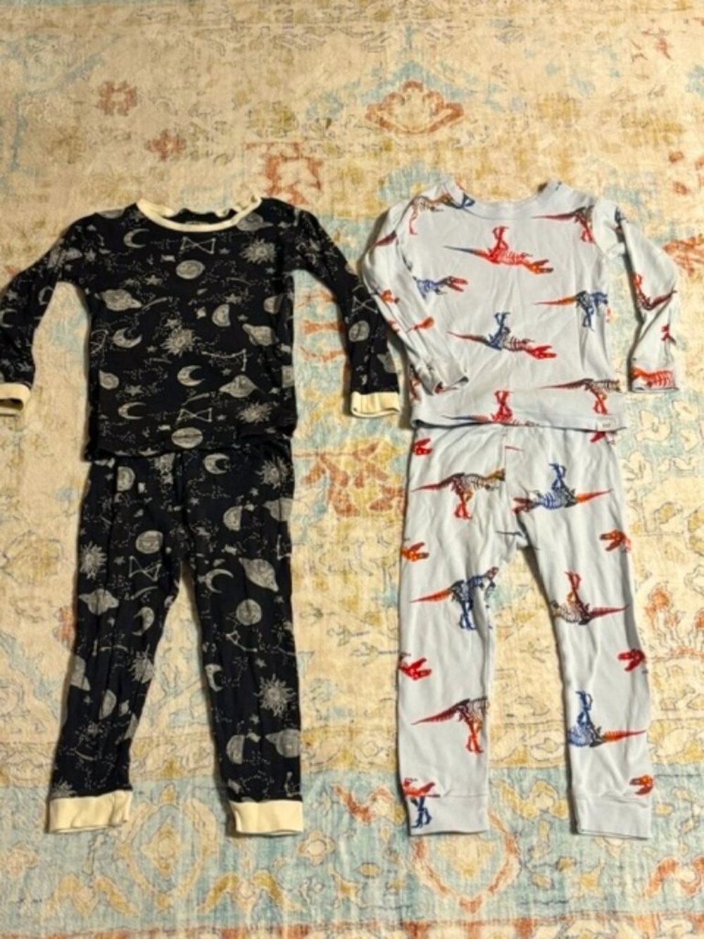 Two Sets of Kids Organic Cotton Pajamas- Size 3T